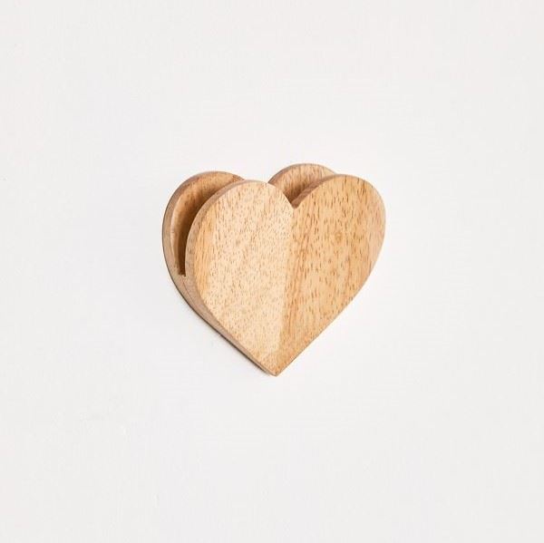 Wooden Heart Designed Hook