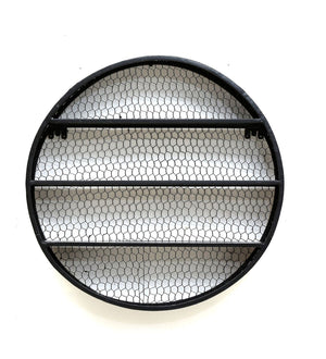 Metal Wall Shelf In Black Colour