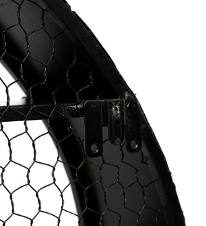 Metal Wall Shelf In Black Colour