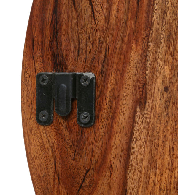 Mikkel Round Wall Rack (Brown)