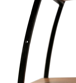 Sheesham Wood Oval Wall Shelf