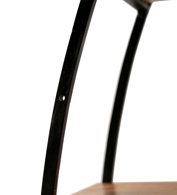 Sheesham Wood Oval Wall Shelf