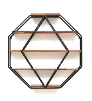 Lila Hexa Wall Rack