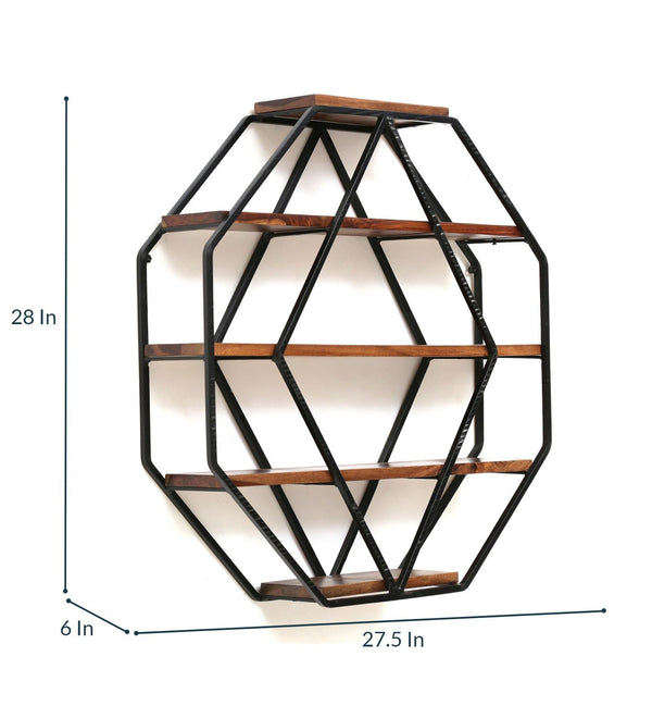 Lila Hexa Wall Rack