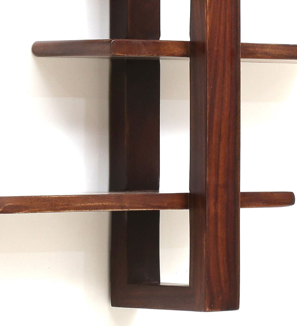 Sheesham Wood Floating Wall Shelf