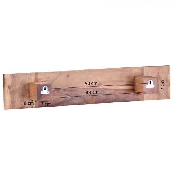 Wooden Towel Rack In Natural Finish