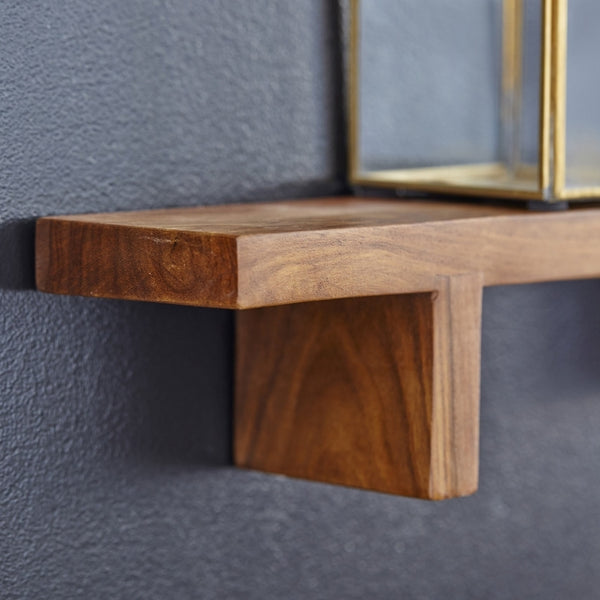 Wooden Saya Wall Shelf