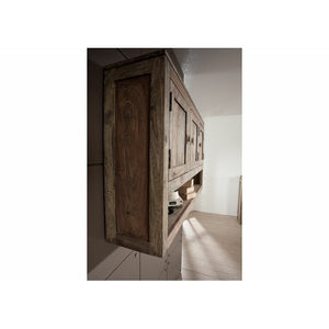 Solid Wood Sheesham Hanging Cabinet With 3 Door