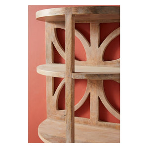 Antiago Two-Tier Solid Wood Wall Shelf