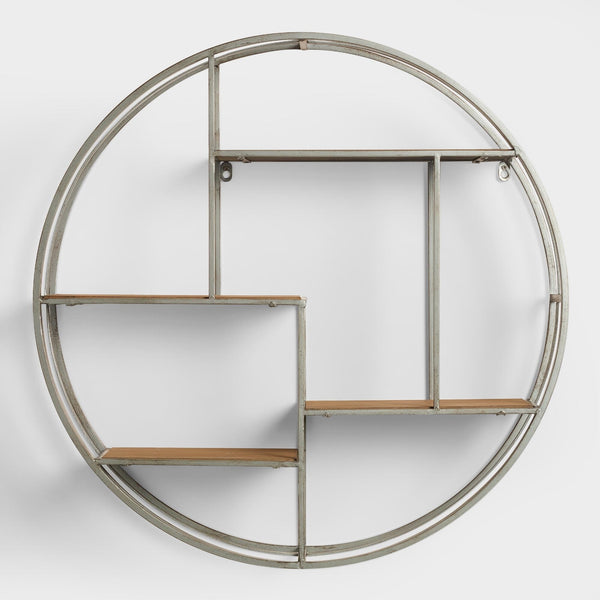 Metal Round Cira Wall Shelf