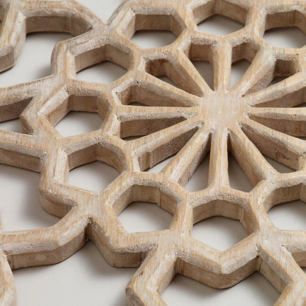 Wooden Wall Art Set Of 3 Each Designed Differently