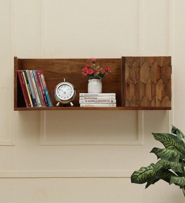 Wooden Pike Wall Shelf