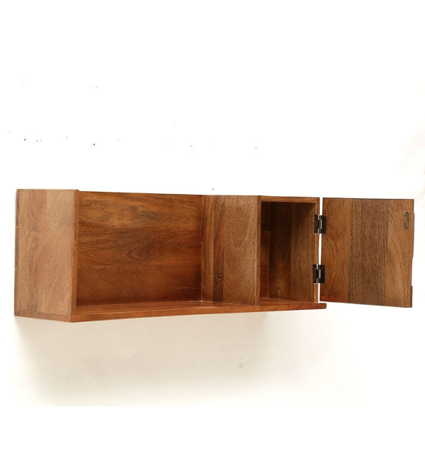 Wooden Pike Wall Shelf