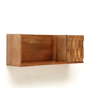 Wooden Pike Wall Shelf