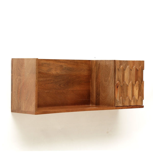 Wooden Pike Wall Shelf