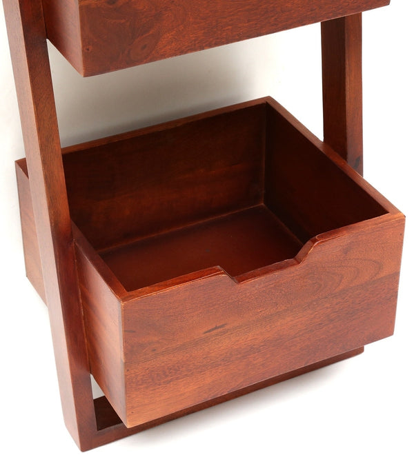 Solid Wood Magazine Holder