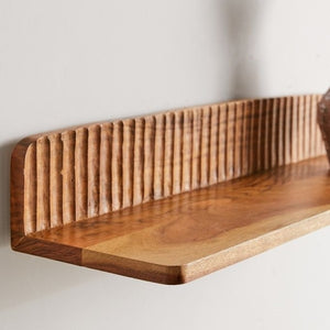 Jupiter Rectangular Wall Rack (Brown)
