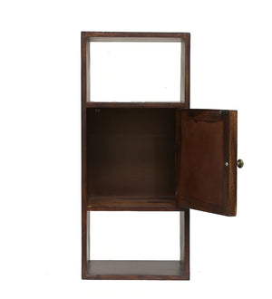Siramika Sheesham Wood Book Shelf/Wall Shelf