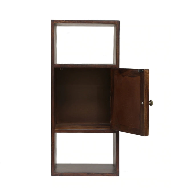 Siramika Sheesham Wood Book Shelf/Wall Shelf