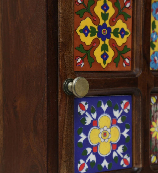 Siramika Sheesham Wood Book Shelf/Wall Shelf