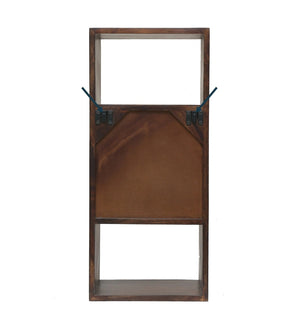 Siramika Sheesham Wood Book Shelf/Wall Shelf