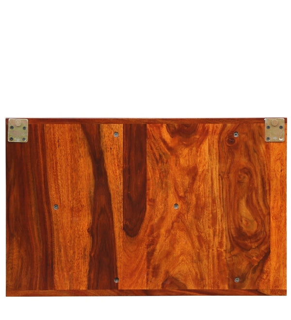 Siramika Sheesham Wood Floating Wall Shelf