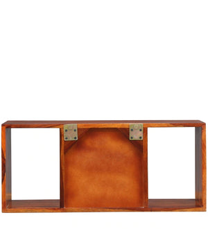 Siramika Solid Wood Book Shelf/Wall Shelf