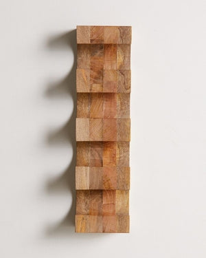 Mango Wood Wall Wine Rack