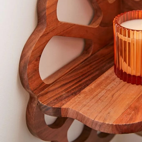 Flora Corner Wall Shelf