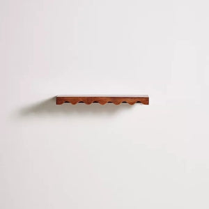Wooden Wavy Wall Shelf