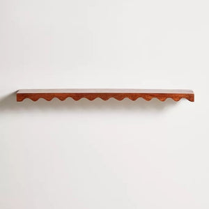 Wooden Wavy Wall Shelf