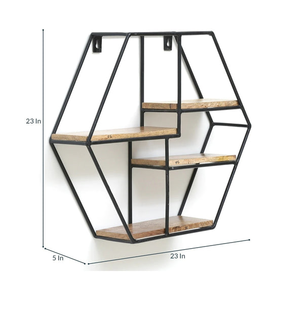 Ramona Hexa Wall Rack