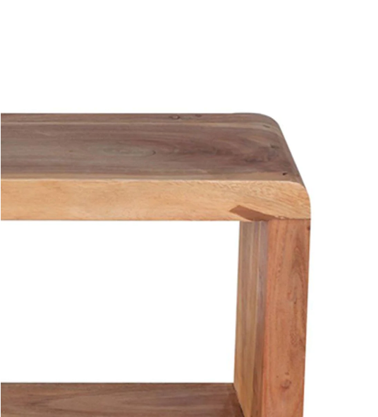 Mango Wood Set Of 3 Floating Wallshelf