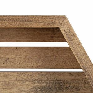 Hexagonal Wood Shelf Set of 3