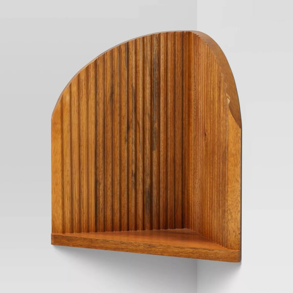Decorative Wooden Corner Wall Shelf