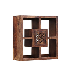 Orito Solid Wood Square Book Shelf