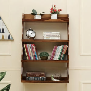 Brown Sheesham Wood Wall shelf