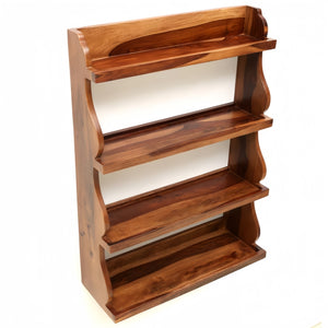 Brown Sheesham Wood Wall shelf