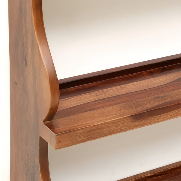 Brown Sheesham Wood Wall shelf