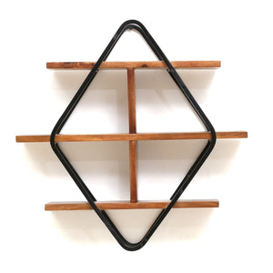 Burf Sheesham Wood Floating Wall Shelves