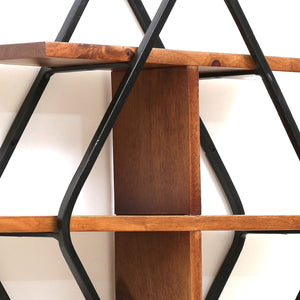 Burf Sheesham Wood Floating Wall Shelves