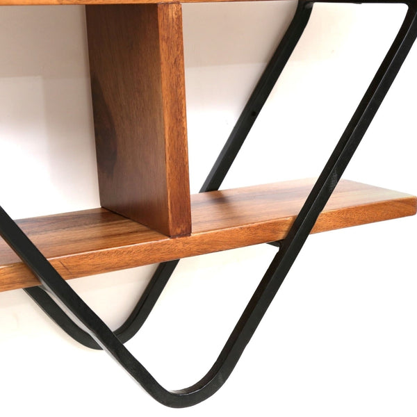 Burf Sheesham Wood Floating Wall Shelves