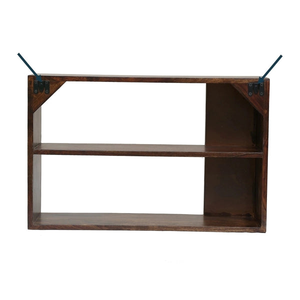 Siramika Solid Wood Book Shelf/Wall Shelf