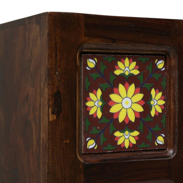 Siramika Solid Wood Book Shelf/Wall Shelf
