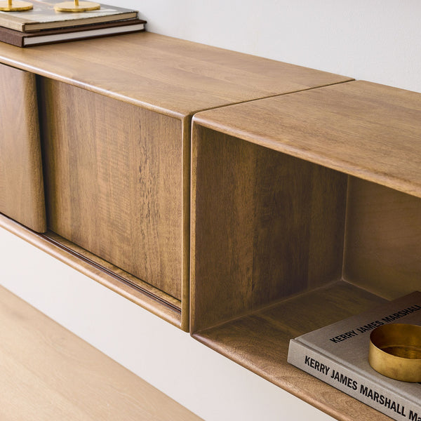 Reggie Solid Mango Wood Wall Shelf