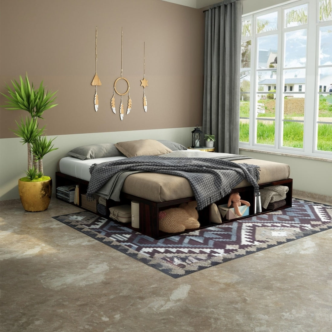 Bed & Headboard
