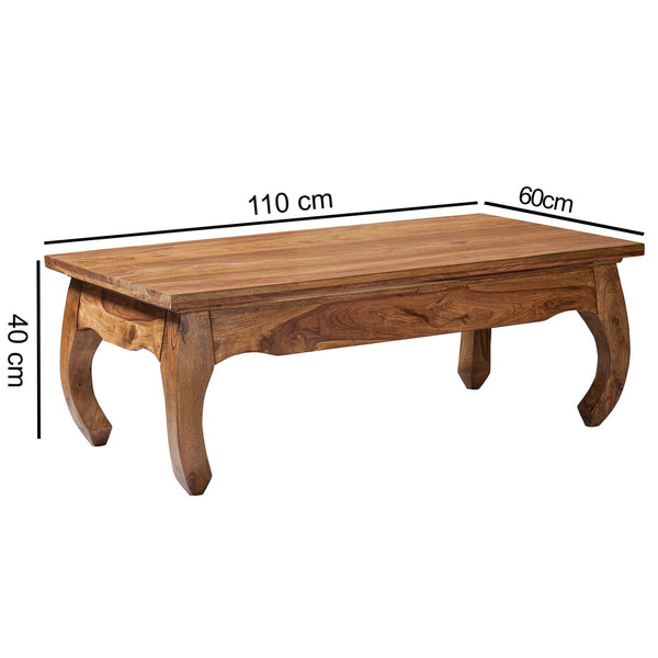 Solid Wood Sheesham Opium Coffee Table