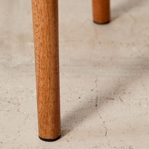Solid Wood Triangle Side Table Cum Stool