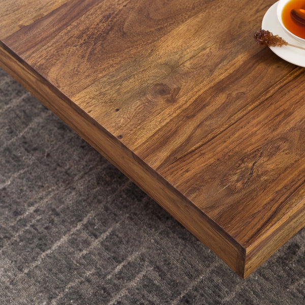 Solid Wood Sheesham Low Height Coffee Table