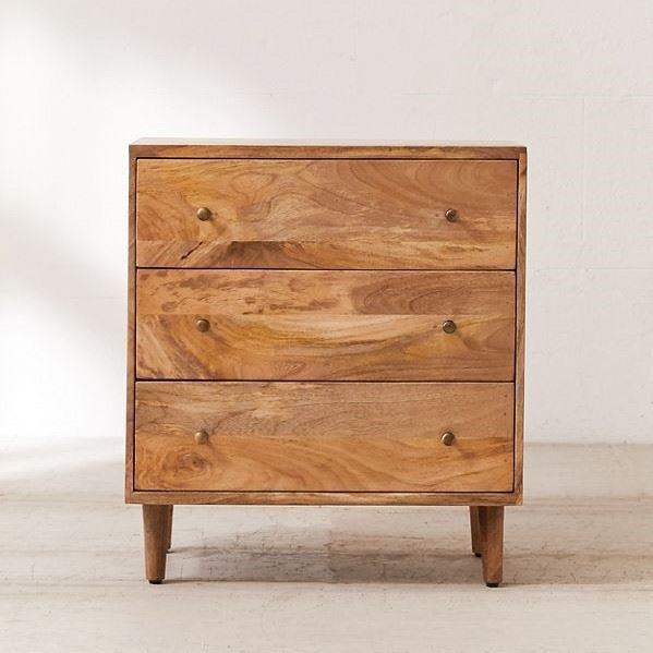 Solid Wood Chest Of 3 Drawer